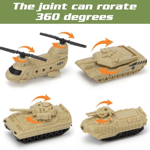 NEW! Military Airplane Toy Set, Army Toys Fighter Jet Playset - Picture 5 of 6